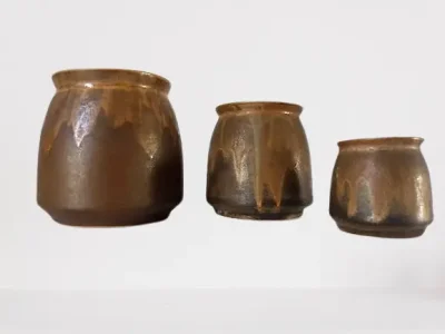 Pots en grès Denbac Art Déco