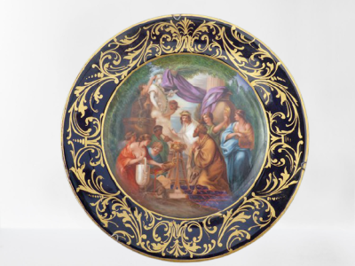 Assiette en porcelaine de Limoges