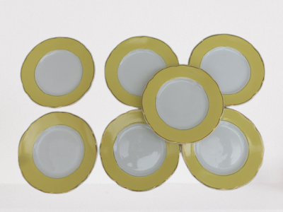 Assiettes vintage Lunéville 1950-1960