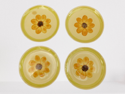 Assiettes à dessert vintage Gien